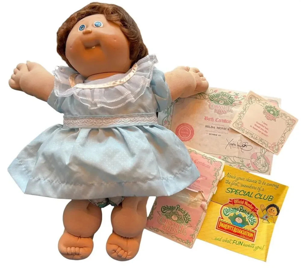 Cabbage Patch Kids Cornsilk Doll 1986 Coleco HM10 Tooth Diaper
